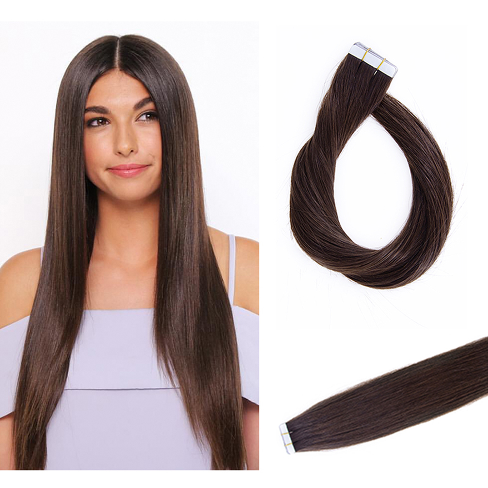 #4 color tape in hair extensions