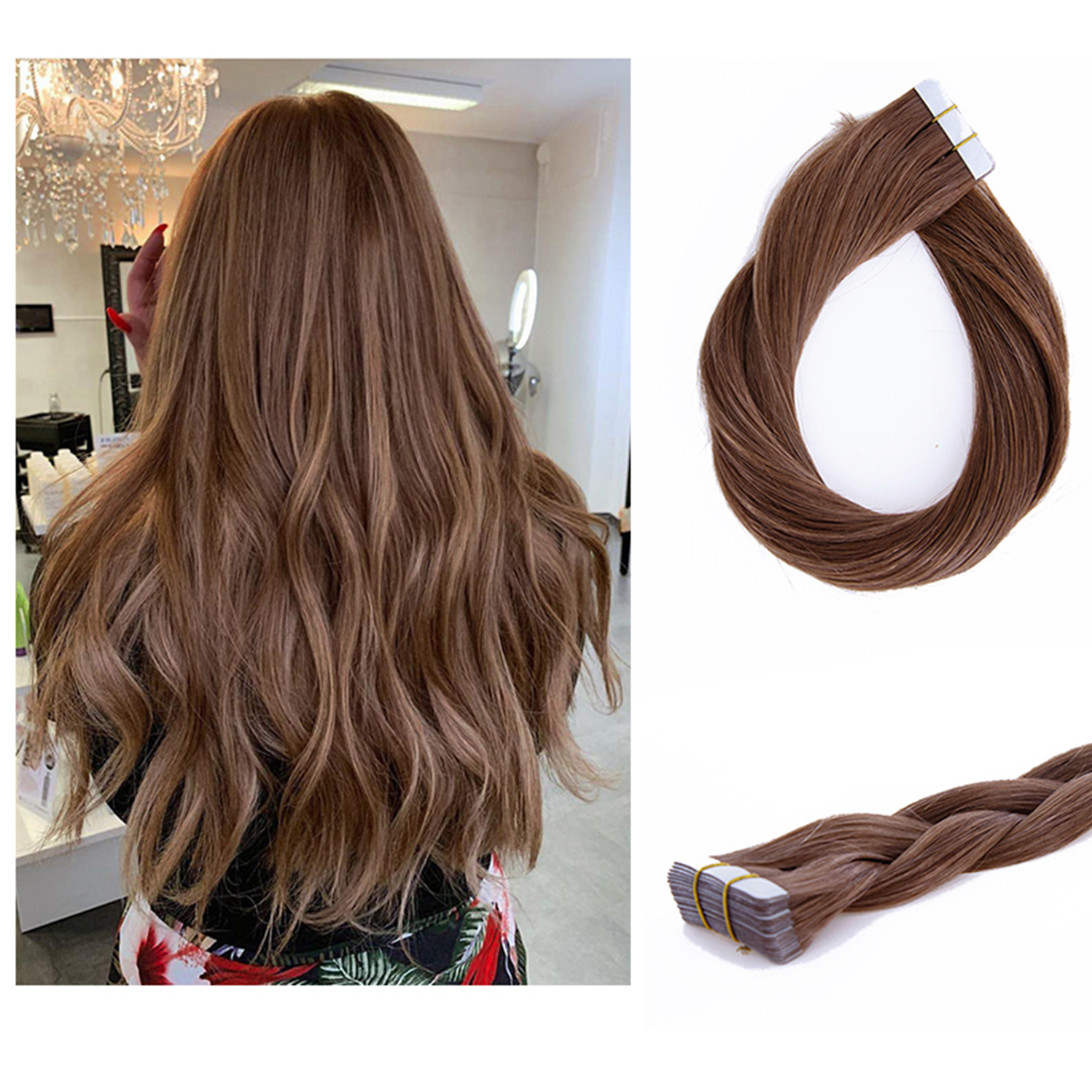 #30 color tape in hair extensions 