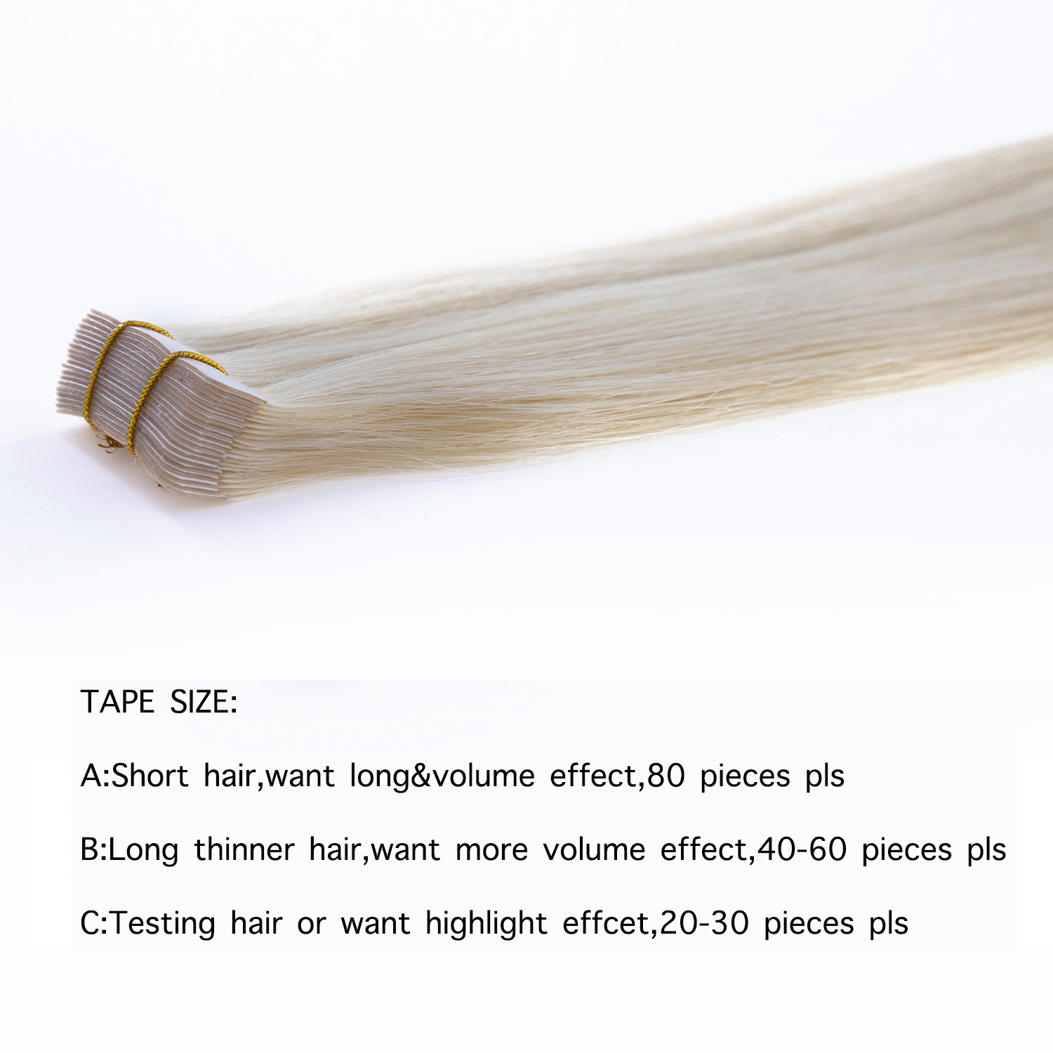 #613 color tape in hair extensions 