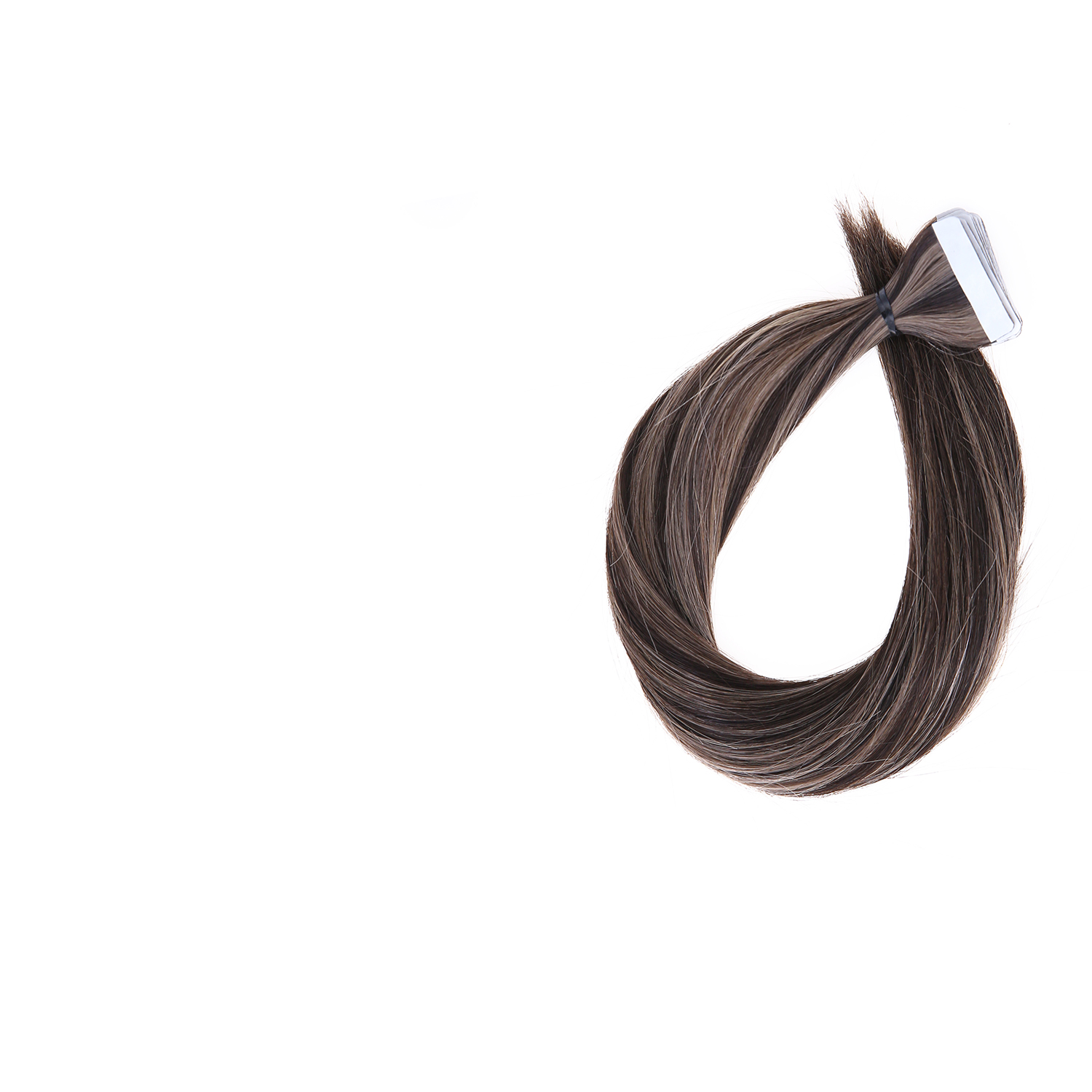 P#2-6 color tape in hair extensions