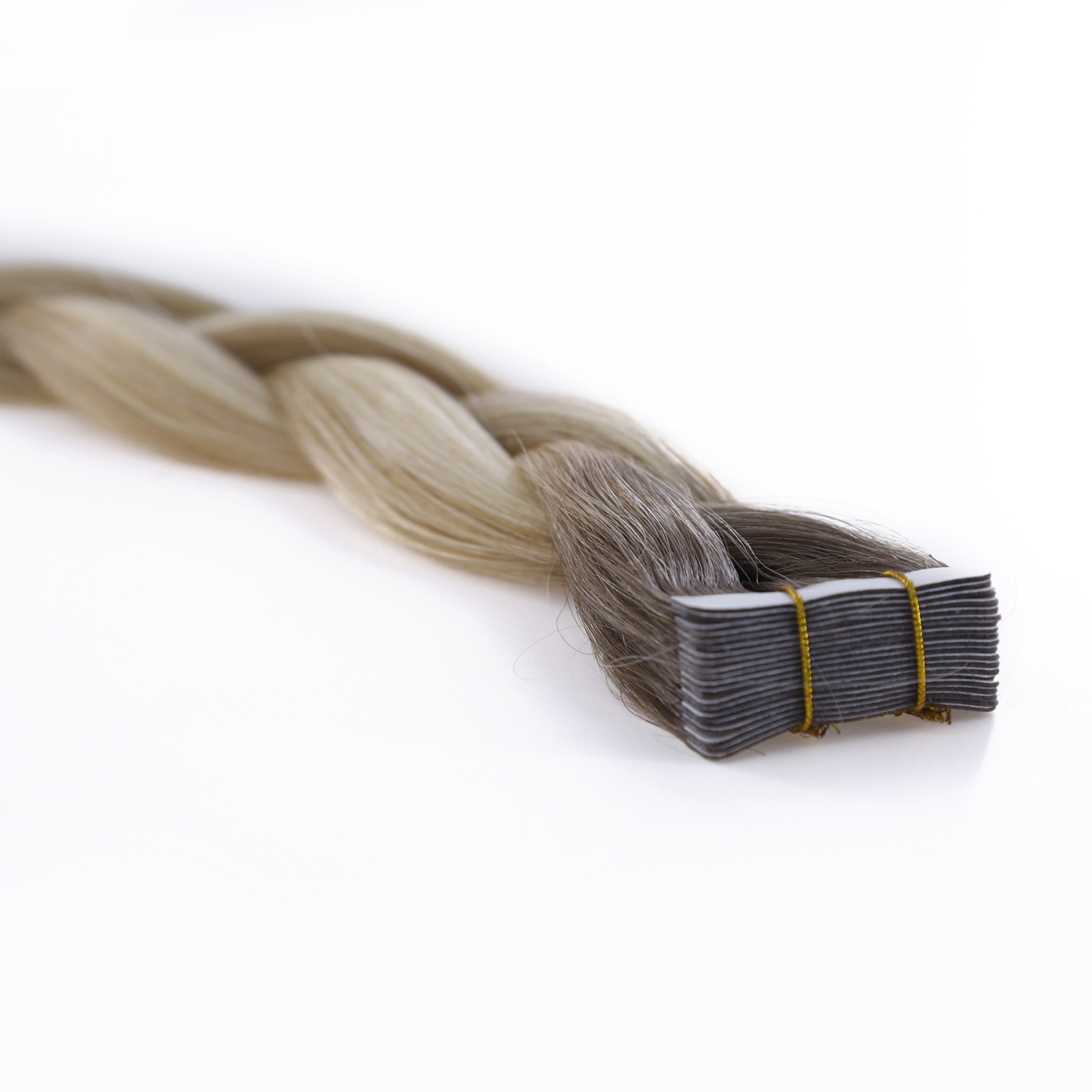 #R6-18/613 color tape in hair extensions 