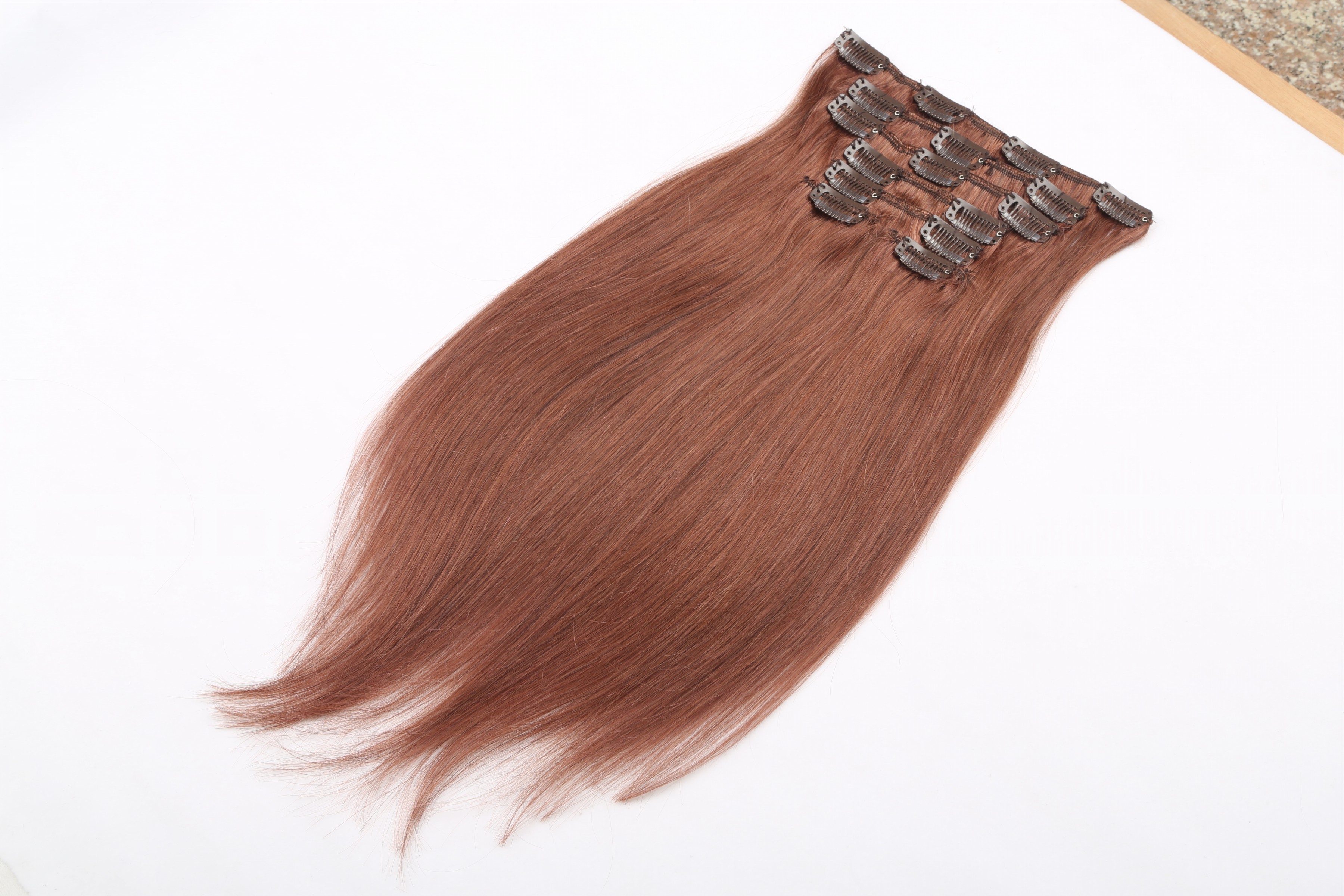 Clip in hair extensions