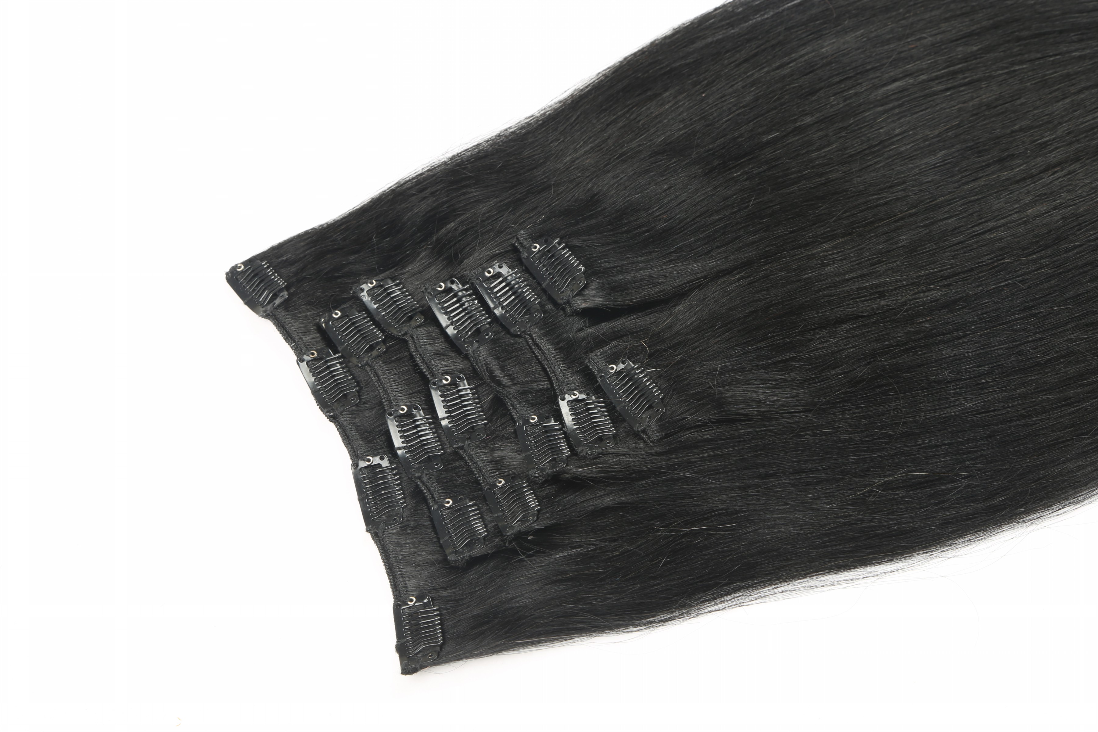 Clip in hair extensions
