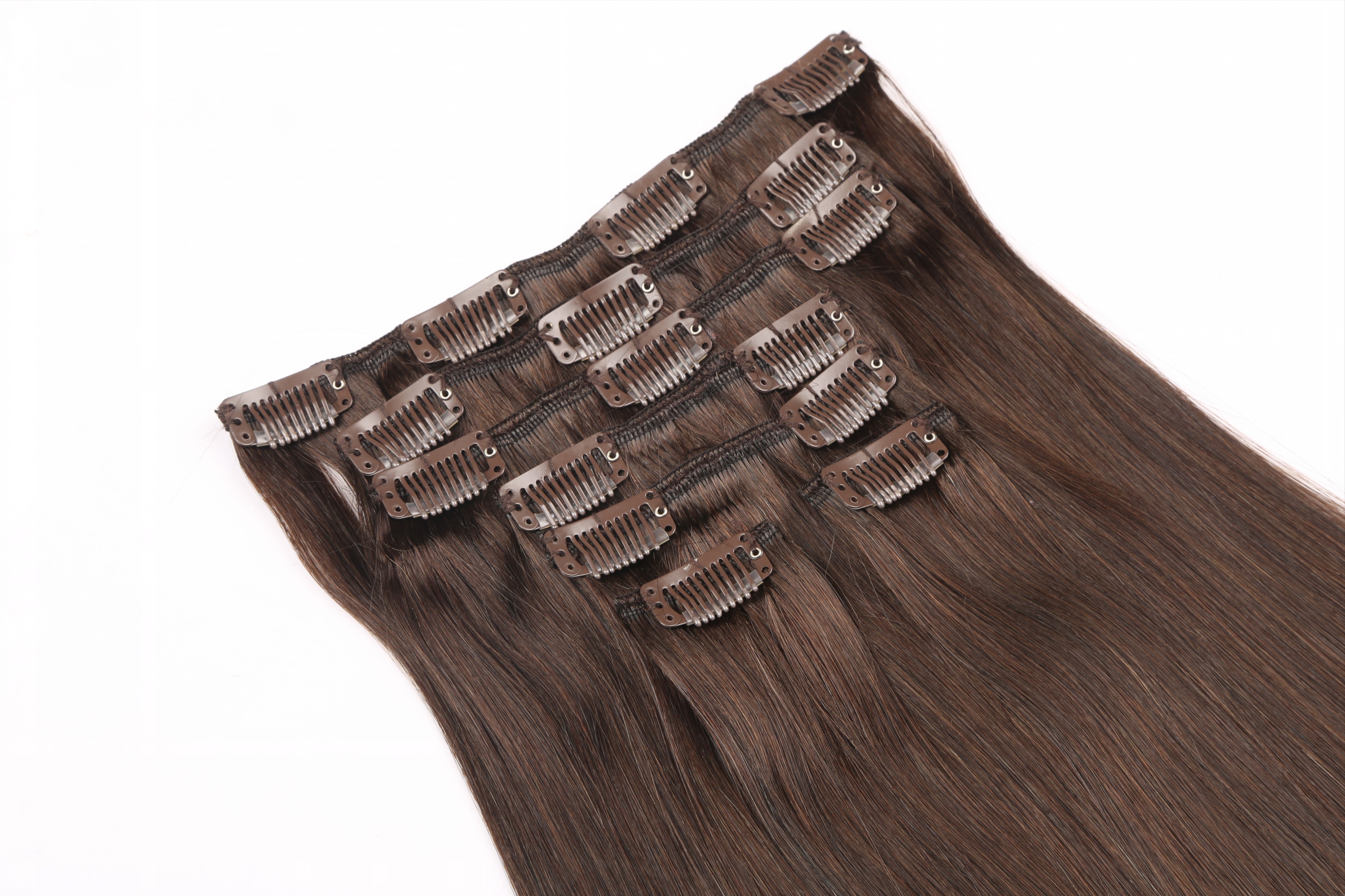 Clip in hair extensions
